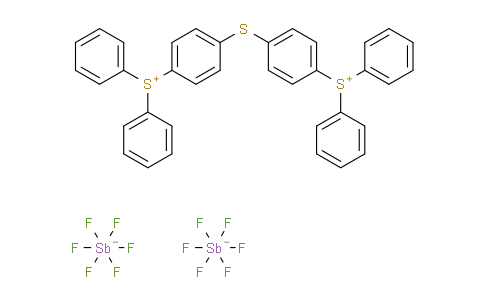 CAS No. 89452-37-9, Bis[4-(diphenylsulfonio)phenyl]sulfide bis(hexafluoroantimonate)