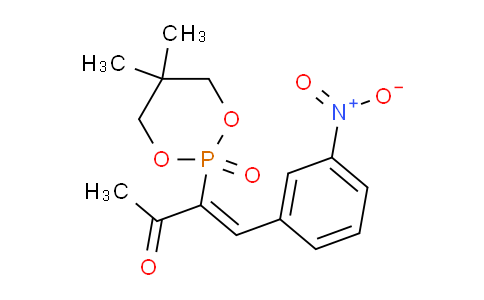 CAS No. 111011-78-0, (Z)-3-(5,5-Dimethyl-2-oxido-1,3,2-dioxaphosphinan-2-yl)-4-(3-nitrophenyl)but-3-en-2-one