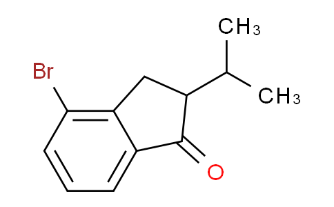 CAS No. 892575-08-5, 4-Bromo-2-isopropyl-1-indanone