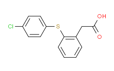 CAS No. 13459-62-6, 2-[(4-Chlorophenyl)thio]benzeneacetic acid