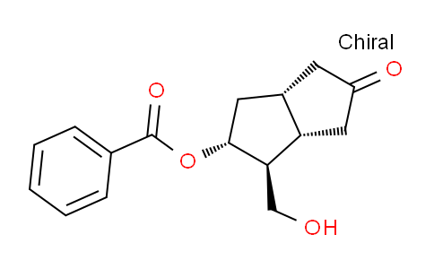 CAS No. 74842-93-6, (1S,2R,3aR,6aS)-1-(hydroxymethyl)-5-oxo-octahydropentalen-2-yl benzoate