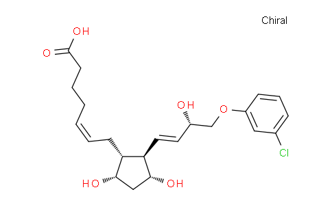 CAS No. 40665-93-8, rel-(Z)-7-((1R,2R,3R,5S)-2-((S,E)-4-(3-Chlorophenoxy)-3-hydroxybut-1-en-1-yl)-3,5-dihydroxycyclopentyl)hept-5-enoic acid