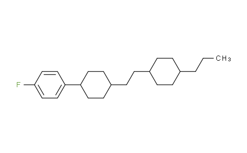 CAS No. 91162-04-8, 1-fluoro-4-(4-(2-(4-propylcyclohexyl)ethyl)cyclohexyl)benzene