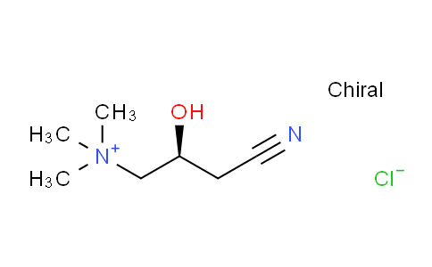 CAS No. 2788-28-5, (r)-3-Cyano-2-Hydroxy-n,n,n-Trimethyl-1-Propanaminium Chloride