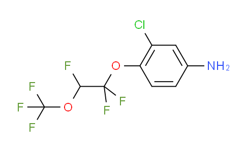 CAS No. 116714-47-7, 3-Chloro-4-[1,1,2-trifluoro-2-(trifluoromethoxy)ethoxy]benzenamine