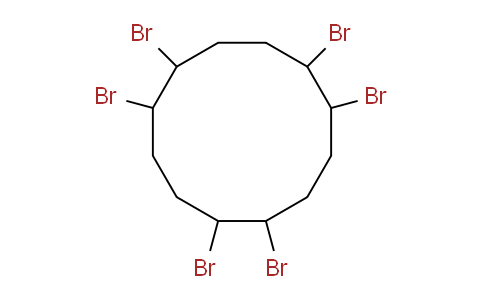 CAS No. 3194-55-6, 1,2,5,6,9,10-Hexabromocyclododecane