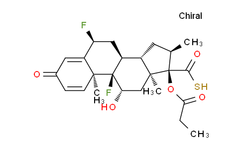 CAS No. 80474-45-9, (6A,11B,16A,17A)-6,9-Difluoro-11-hydroxy-16-methyl-3-oxo-17-(1-oxopropoxy)-androsta-1,4-diene-17-carbothioic acid