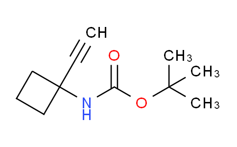 CAS No. 1268810-16-7, Tert-Butyl (1-ethynylcyclobutyl)carbamate