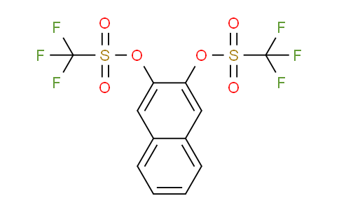 CAS No. 125261-31-6, Trifluoro-methanesulfonic acid 3-trifluoromethanesulfonyloxy-naphthalen-2-yl ester