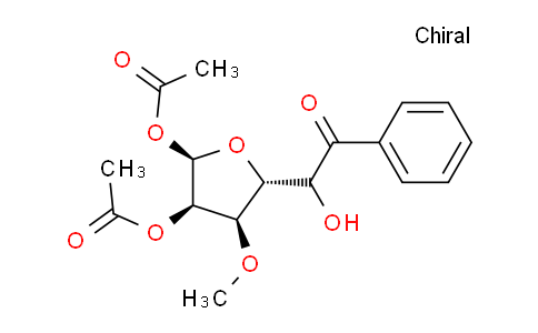 CAS No. 58800-57-0, 1,2-Di-O-acetyl-5-benzoyl-3-O-Methyl-alpha-D-ribofuranose