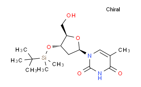 CAS No. 40733-27-5, 3'-O-(t-Butyldimethylsilyl)thymidine