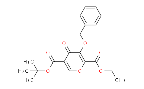 CAS No. 1332856-05-9, 5-tert-Butyl 2-ethyl 3-(benzyloxy)-4-oxo-4H-pyran-2,5-dicarboxylate