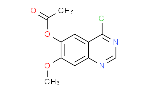 CAS No. 23055-75-6, 4-chloro-7-Methoxyquinazolin-6-yl acetate