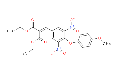 CAS No. 103506-04-3, [4-(4-methoxy-phenoxy)-3,5-dinitro-benzylidene]-malonic acid diethyl ester