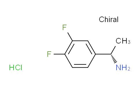 CAS No. 1212972-48-9, (S)-1-(3,4-Difluorophenyl)ethaneamine HCl