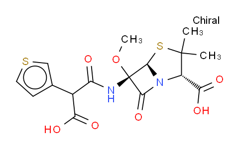 CAS No. 61545-06-0, Temocillin disodium salt
