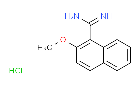 CAS No. 1187929-11-8, 2-Methoxy-naphthalene-1-carboxamidine hydrochloride