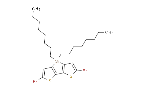 CAS No. 1160106-14-8, 2,6-Dibromo-4,4-dioctyl-4H-silolo[3,2-b:4,5-b']dithiophene