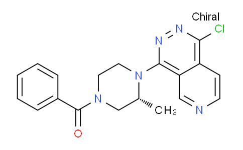 CAS No. 1133749-93-5, [(3R)-4-(1-chloropyrido[3,4-d]pyridazin-4-yl)-3-Methyl-1-piperazinyl]phenyl-Methanone