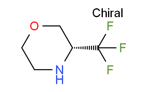 CAS No. 1389868-83-0, (3R)-3-(Trifluoromethyl)morpholine