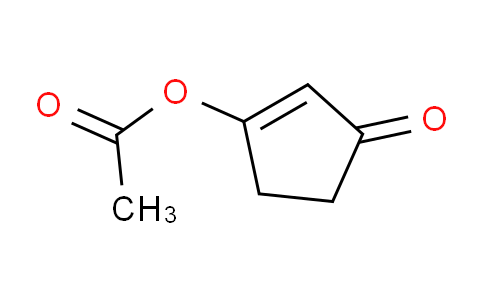 CAS No. 18766-96-6, 2-Cyclopenten-1-one, 3-(acetyloxy)-
