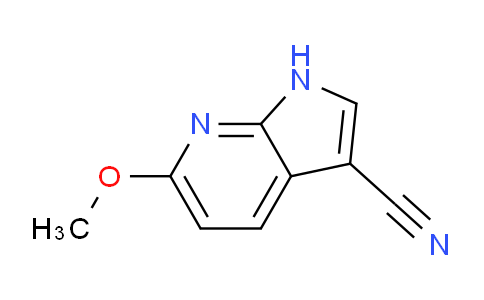 CAS No. 1260385-45-2, 6-Methoxy-1H-pyrrolo[2,3-b]pyridine-3-carbonitrile