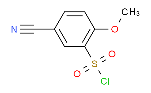 CAS No. 409359-25-7, 5-Cyano-2-methoxybenzenesulfonyl chloride