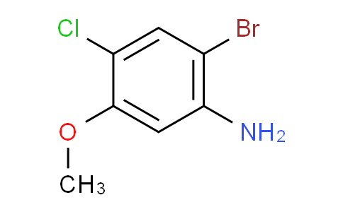 CAS No. 98446-57-2, Benzenamine, 2-bromo-4-chloro-5-methoxy-