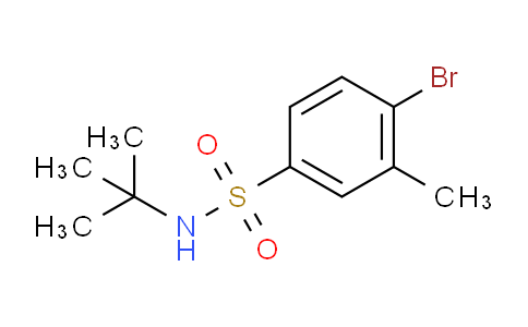 CAS No. 958651-46-2, 4-Bromo-N-tert-butyl-3-methylbenzenesulfonamide