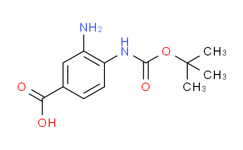 CAS No. 954238-52-9, 3-amino-4-(tert-butoxycarbonylamino)benzoic acid