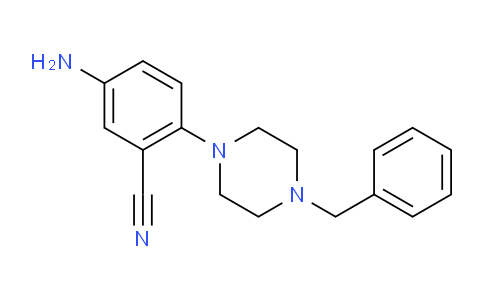 CAS No. 952949-59-6, 5-Amino-2-(4-benzylpiperazin-1-yl)benzonitrile