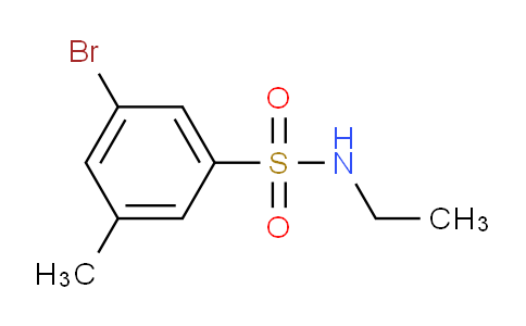 CAS No. 951885-52-2, 3-Bromo-N-ethyl-5-methylbenzenesulfonamide