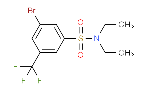 CAS No. 951885-25-9, 3-Bromo-N,N-diethyl-5-(trifluoromethyl)benzenesulfonamide
