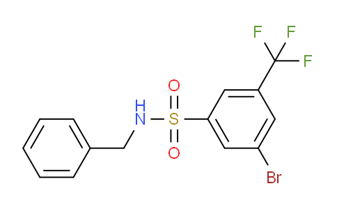 CAS No. 951885-22-6, N-Benzyl-3-bromo-5-(trifluoromethyl)benzenesulfonamide