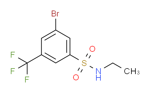 CAS No. 951884-79-0, 3-Bromo-N-ethyl-5-(trifluoromethyl)benzenesulfonamide