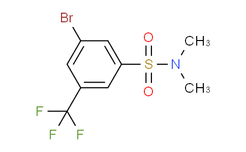 CAS No. 951884-65-4, 3-Bromo-N,N-dimethyl-5-(trifluoromethyl)benzenesulfonamide