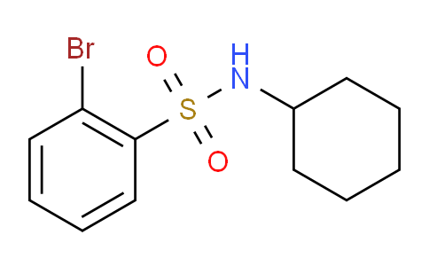 CAS No. 951883-95-7, 2-Bromo-N-cyclohexylbenzenesulfonamide