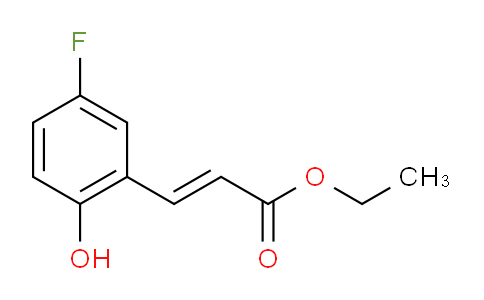 CAS No. 949449-09-6, (E)-Ethyl 3-(5-fluoro-2-hydroxyphenyl)acrylate