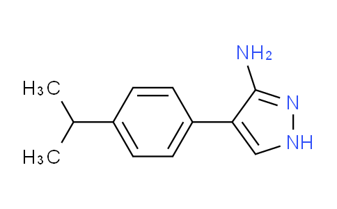 CAS No. 941573-49-5, 4-(4-Isopropylphenyl)-1h-pyrazol-3-amine