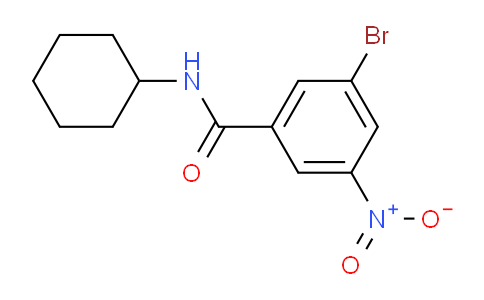 CAS No. 941294-22-0, 3-Bromo-N-cyclohexyl-5-nitrobenzamide
