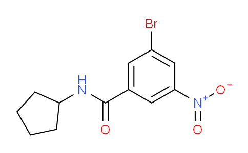 CAS No. 941294-18-4, 3-Bromo-N-cyclopentyl-5-nitrobenzamide