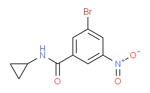CAS No. 941294-17-3, N-Cyclopropyl 3-bromo-5-nitrobenzamide