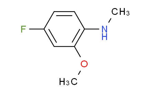 CAS No. 941294-13-9, 4-Fluoro-2-methoxy-N-methylaniline