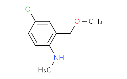 CAS No. 941294-12-8, 4-Chloro-2-(methoxymethyl)-N-methylaniline