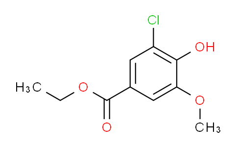 CAS No. 94108-77-7, Ethyl 3-chloro-4-hydroxy-5-methoxybenzoate
