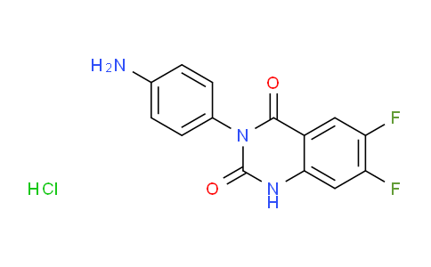 CAS No. 936500-99-1, 3-(4-Aminophenyl)-6,7-difluoroquinazoline-2,4(1H,3H)-dione hydrochloride