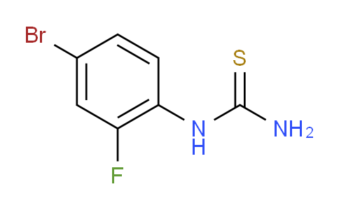 CAS No. 930396-07-9, 1-(4-Bromo-2-fluorophenyl)thiourea