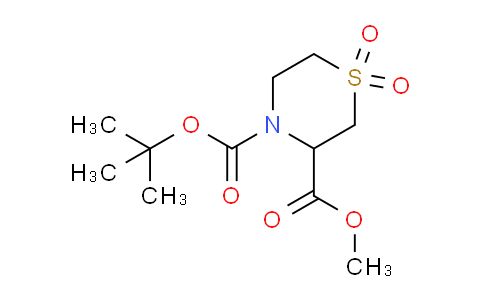 CAS No. 929047-22-3, 4-tert-Butyl 3-methyl 1,1-dioxo-1lambda6-thiomorpholine-3,4-dicarboxylate