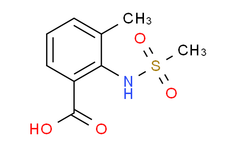 CAS No. 926206-21-5, 3-Methyl-2-(methylsulfonamido)benzoic acid