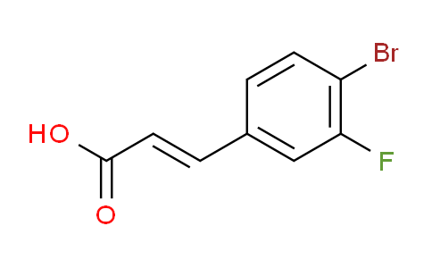 CAS No. 923266-17-5, 3-(4-Bromo-3-fluorophenyl)acrylic acid